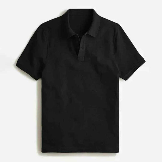 Classic black printed apparel front view