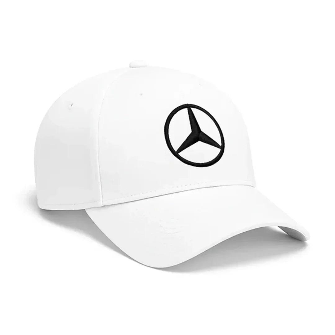 Mercedes white printed apparel in classic white