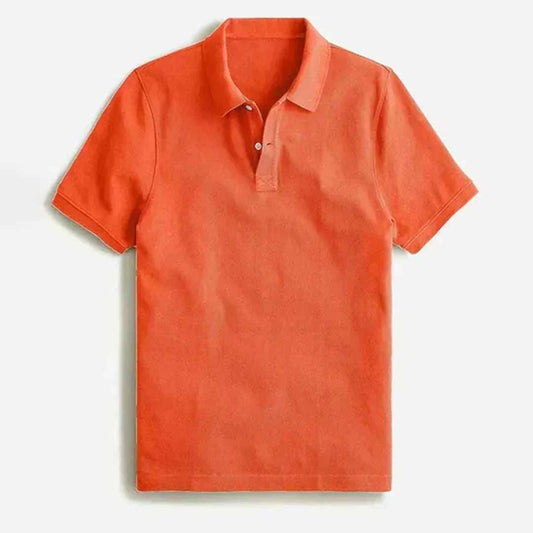 Classic orange printed apparel front view