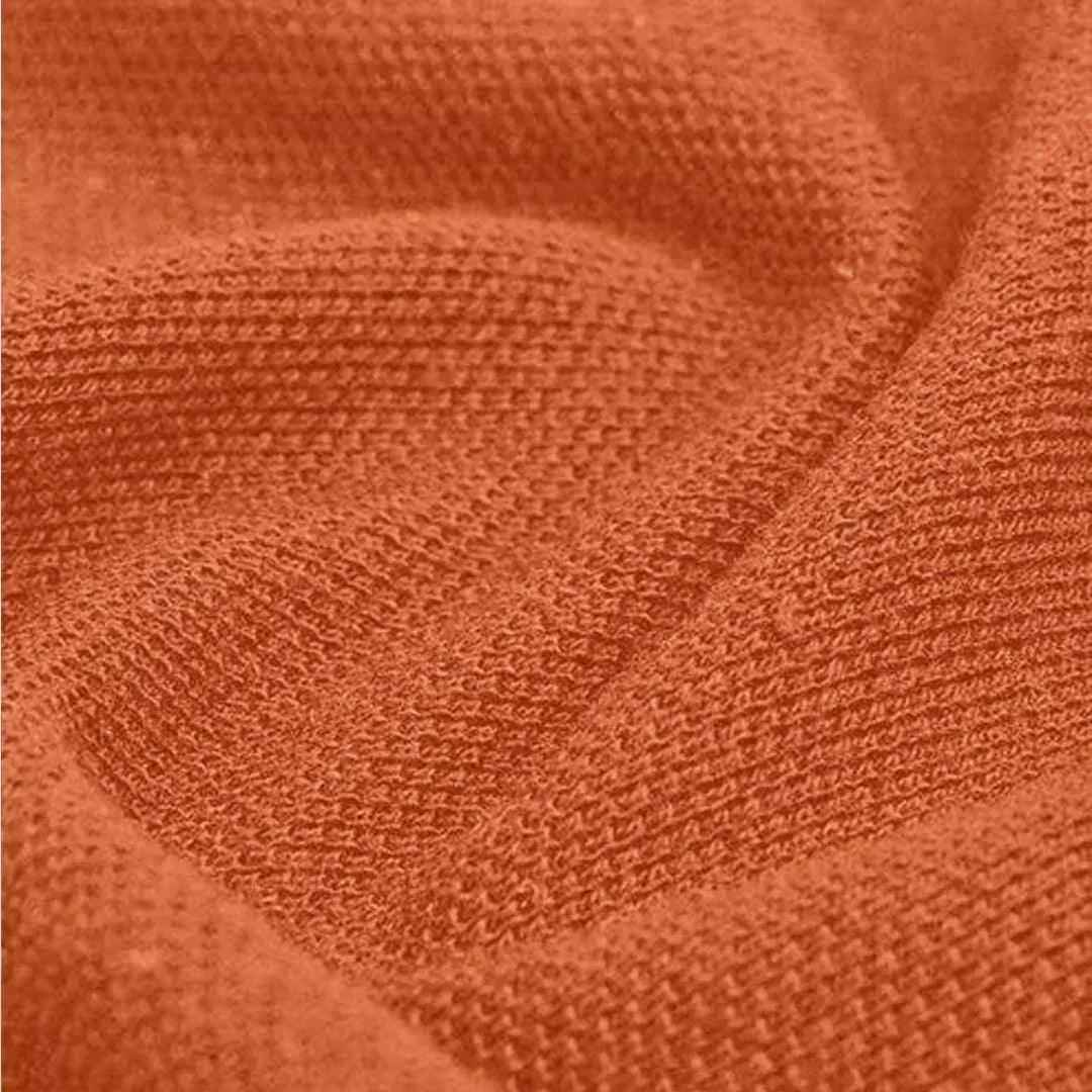 Classic orange printed apparel side view